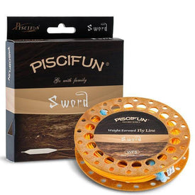 Piscifun Sword Fly Line Weight Forward 90/100FT Floating Fly Fishing Line with Welded Loop WF3/4 5/6 7/8wt Fly Fishing Line
