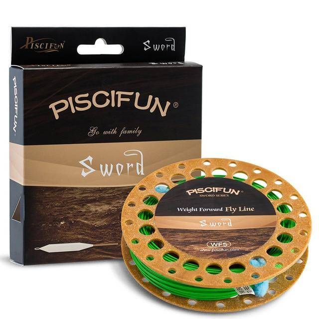Piscifun Sword Fly Line Weight Forward 90/100FT Floating Fly Fishing Line with Welded Loop WF3/4 5/6 7/8wt Fly Fishing Line