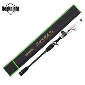 SeaKnight BASHER 2.1M/2.4M 1Pcs Telescopic Lure Fishing Rod Spinning Casting Type Anti-scratch Paint Carbon Rod 5SEC/6SEC/7SEC