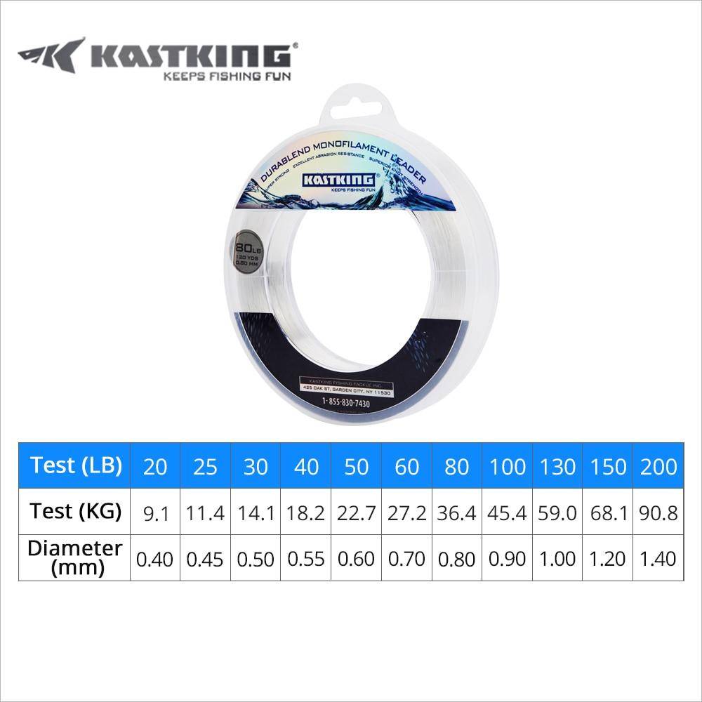 KastKing Super Strong Monofilament Nylon Fishing Line |20-200LB |120yd(110M) 0.40-1.40mm |