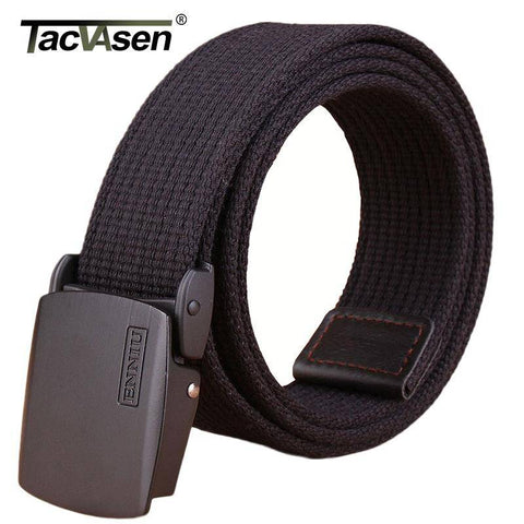 Image of TACVASEN Men SWAT Equipment Army Paintball Belt Military Combat Belt Men's Tactical Belts Canvas Waistband TD-BLL-007