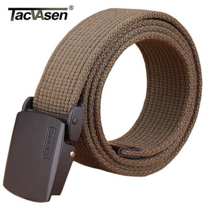 TACVASEN Men SWAT Equipment Army Paintball Belt Military Combat Belt Men's Tactical Belts Canvas Waistband TD-BLL-007