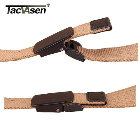 Image of TACVASEN Men SWAT Equipment Army Paintball Belt Military Combat Belt Men's Tactical Belts Canvas Waistband TD-BLL-007