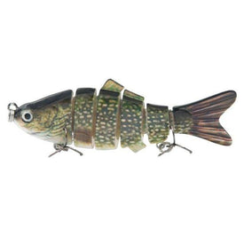 Piscifun Fishing Lure 10cm 20g 3D Eyes 6-Segment Fishing Hard Lure Crankbait With 2 Hook Fishing Hard Baits Pesca Cebo