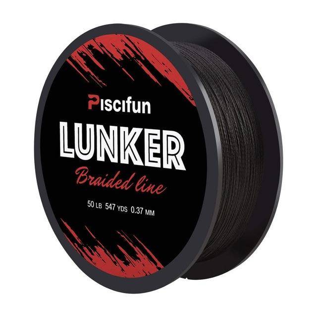 Piscifun Lunker 547 yd (500M) Multifilament Braided Fishing Line | 0.06-0.5mm | 4 Strands 6-80lb | Strong  PE Fiber