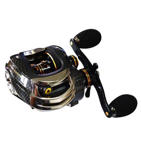 Image of Fishdrops Fishing Reel Spinning Baitcasting Fishing Reel 7.0:1 Bait Casting Reels 17+1 Ball Bearings Left/Right Hand De Pesca