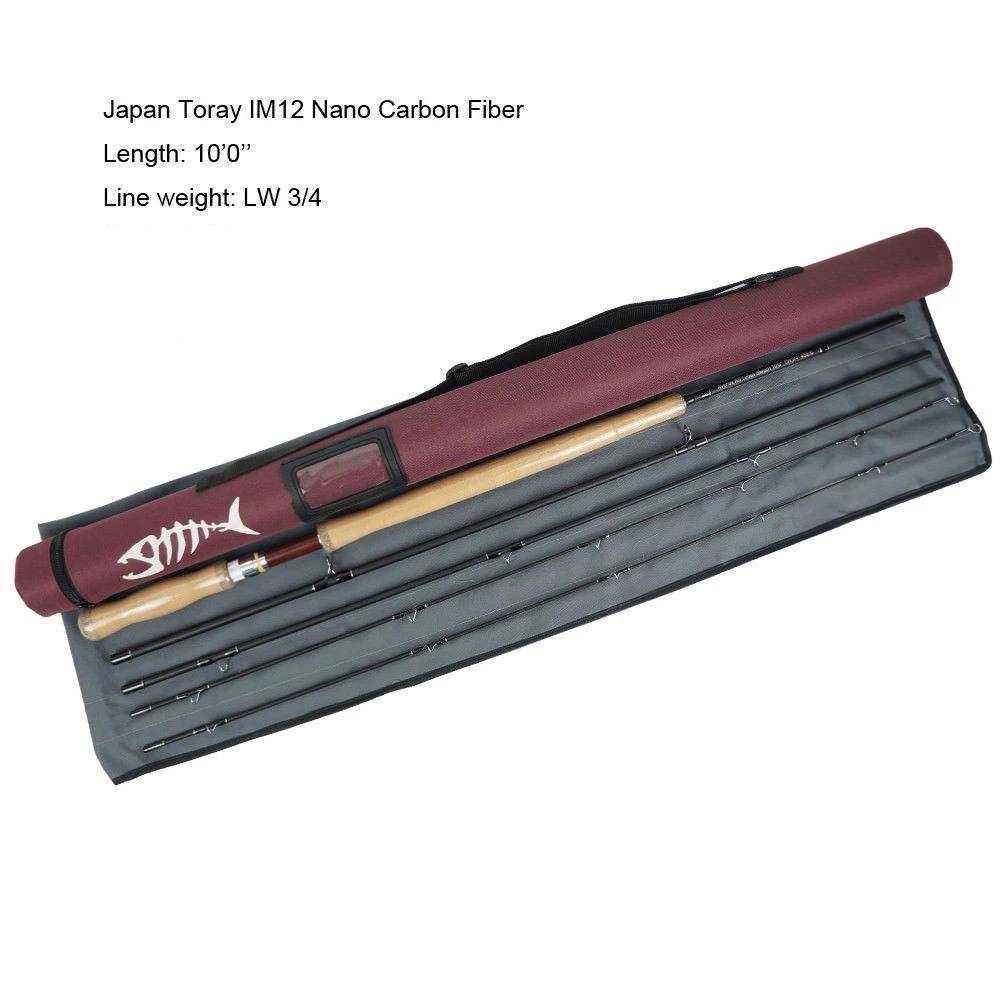 NEW Aventik Double Handed Fly Rod 10' | LW 3 to 10 | 4 sections| 2 Tips