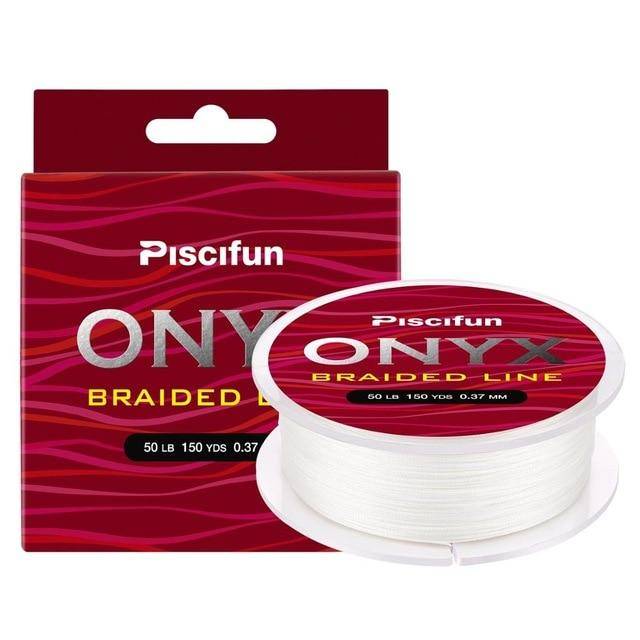 Piscifun ONYX 137M fishing Line 6-150LB Super Strong 4 Strands 8 Strands PE Braided Fishing Line Multifilament Fishing Line