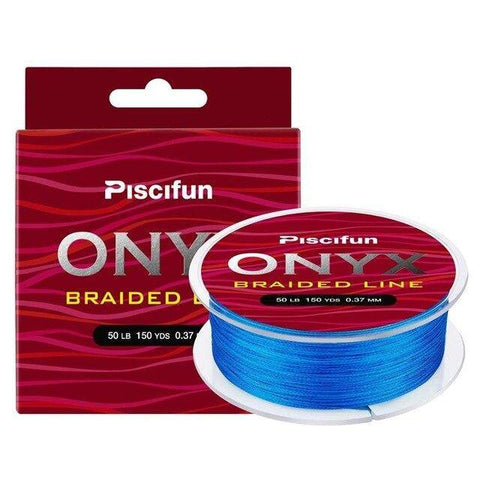 Image of Piscifun ONYX 137M fishing Line 6-150LB Super Strong 4 Strands 8 Strands PE Braided Fishing Line Multifilament Fishing Line