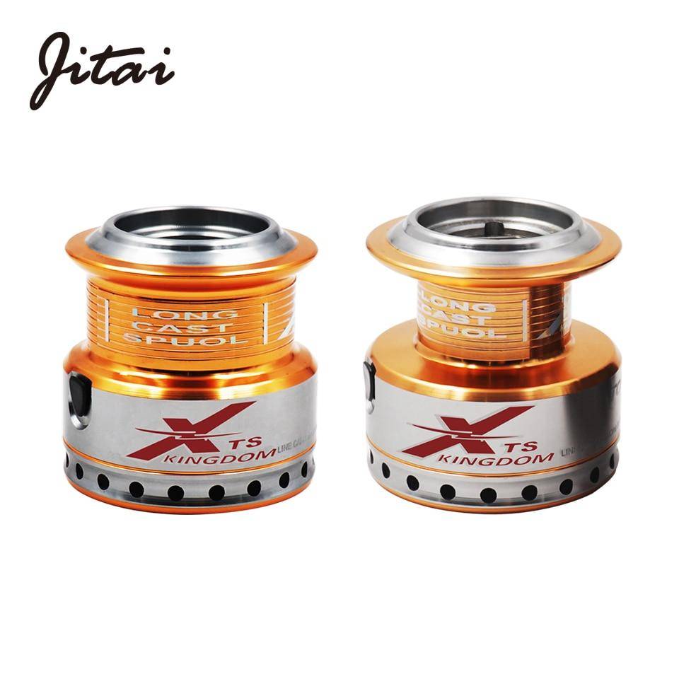 JITAI XL Spinning Reel with Free Spare Metal Spool | 5.2:1 Gear Ratio | 9+1 Bearings Fishing Reel |17.6lb/8kg Max Drag | Saltwater Ready
