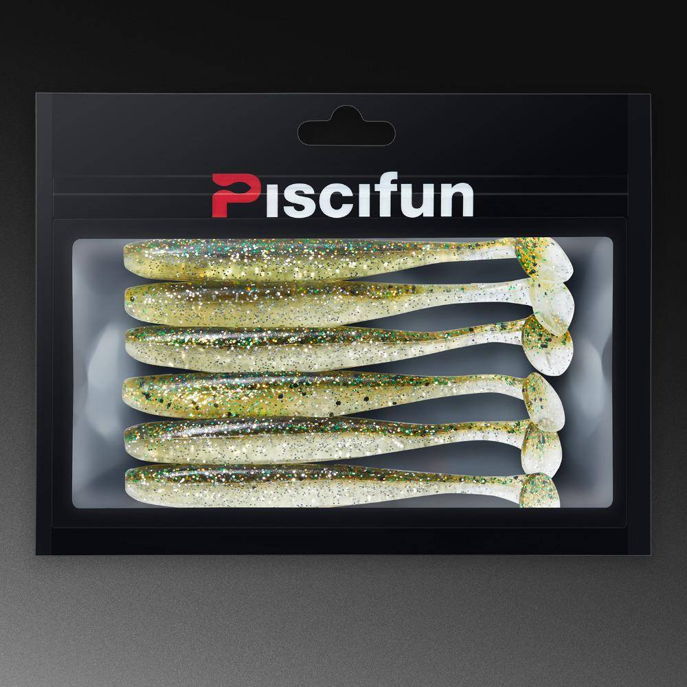 Piscifun Fishing  Soft Lure 90mm/4.5g | Handmade | Lure 6pcs/lot