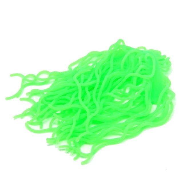 Soft Silicone Earthworms | 60 strands