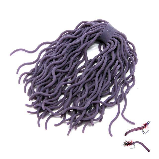 Soft Silicone Earthworms | 60 strands