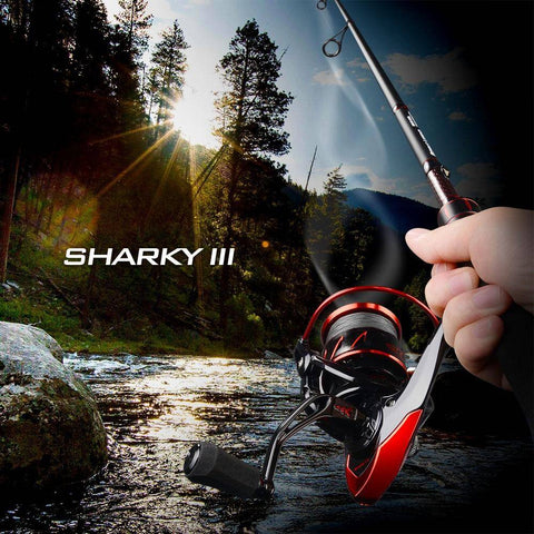 Image of KastKing Sharky 3 Spinning Fishing Reel | 5.2:1 Gear Ratio  10+1 BB | Corrosion-free graphite body