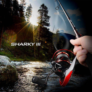 KastKing Sharky 3 Spinning Fishing Reel | 5.2:1 Gear Ratio  10+1 BB | Corrosion-free graphite body