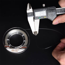 Mavllos Japanese Carbon Fiber Line | 55 yd-110yd (50m-100m) | 100% Monofilament Carp Fishing Lines Leader