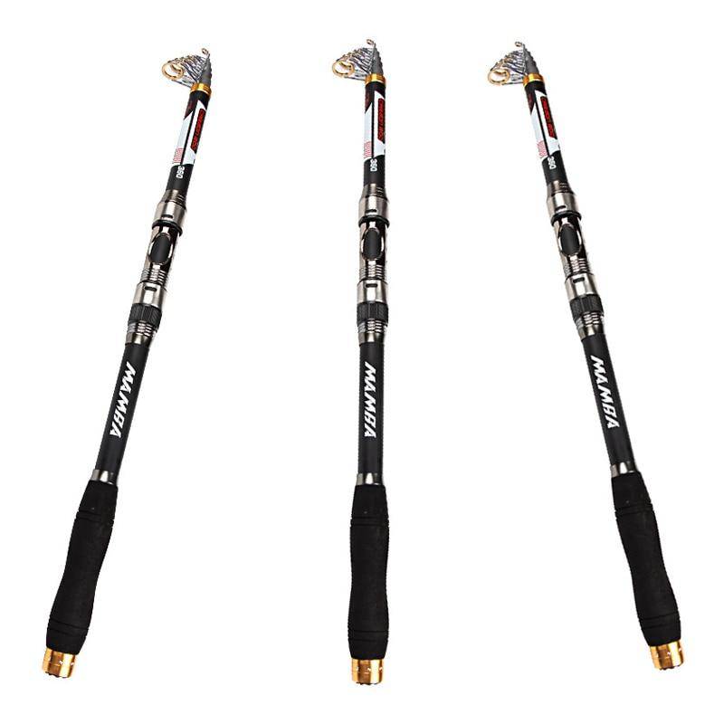 MANBA CARBON FIBER ROD Best Quality Telescopic spinning rods fishing Carbon Fiber fishing rod pole 2.1m / 2.4m / 2.7m/3.0m//3.6m