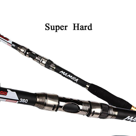 Image of MANBA CARBON FIBER ROD Best Quality Telescopic spinning rods fishing Carbon Fiber fishing rod pole 2.1m / 2.4m / 2.7m/3.0m//3.6m