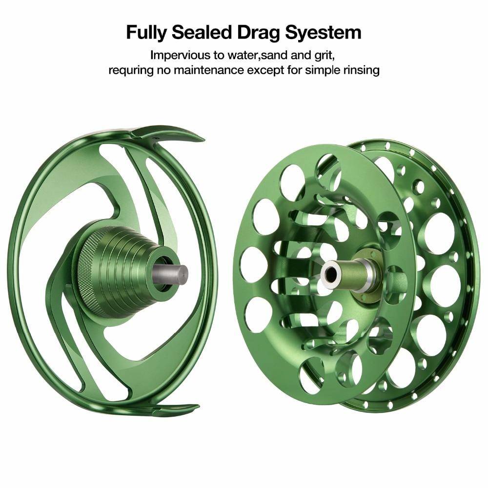 Piscifun Crest Fly Fishing Reel | 5/6 7/8 9/10  Weights |  Right and Left Handed | CNC-machined Aluminum Alloy