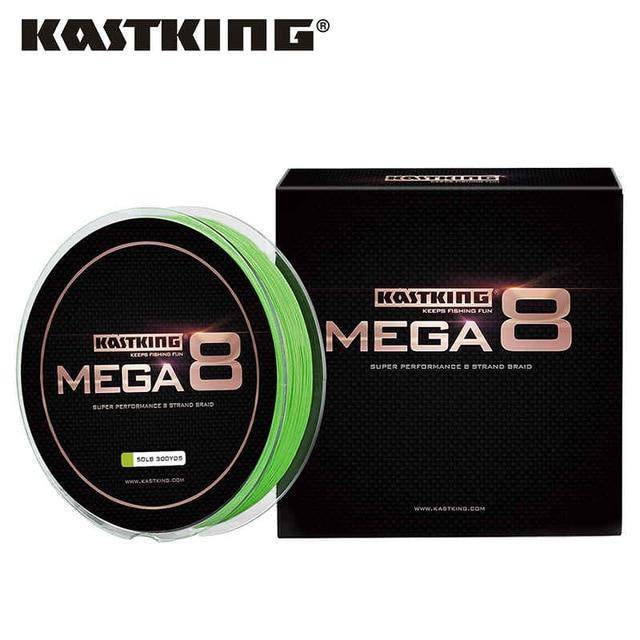 KastKing Mega8 New Braid Line | 500yd/300yd(457m/274m) | 0.14-0.50mm 10-80LB | Sea Fishing