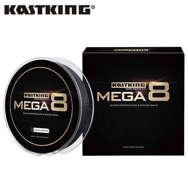 KastKing Mega8 New Braid Line | 500yd/300yd(457m/274m) | 0.14-0.50mm 10-80LB | Sea Fishing