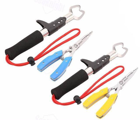 Image of Set Fishing Grip Gripper & Line Cutters Fishing Pliers with Bag