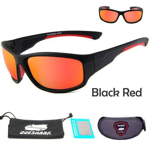 Image of Red Queshark Men's Fishing Polarized Sunglasses