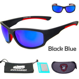 Blue Queshark Men's Fishing Polarized Sunglasses