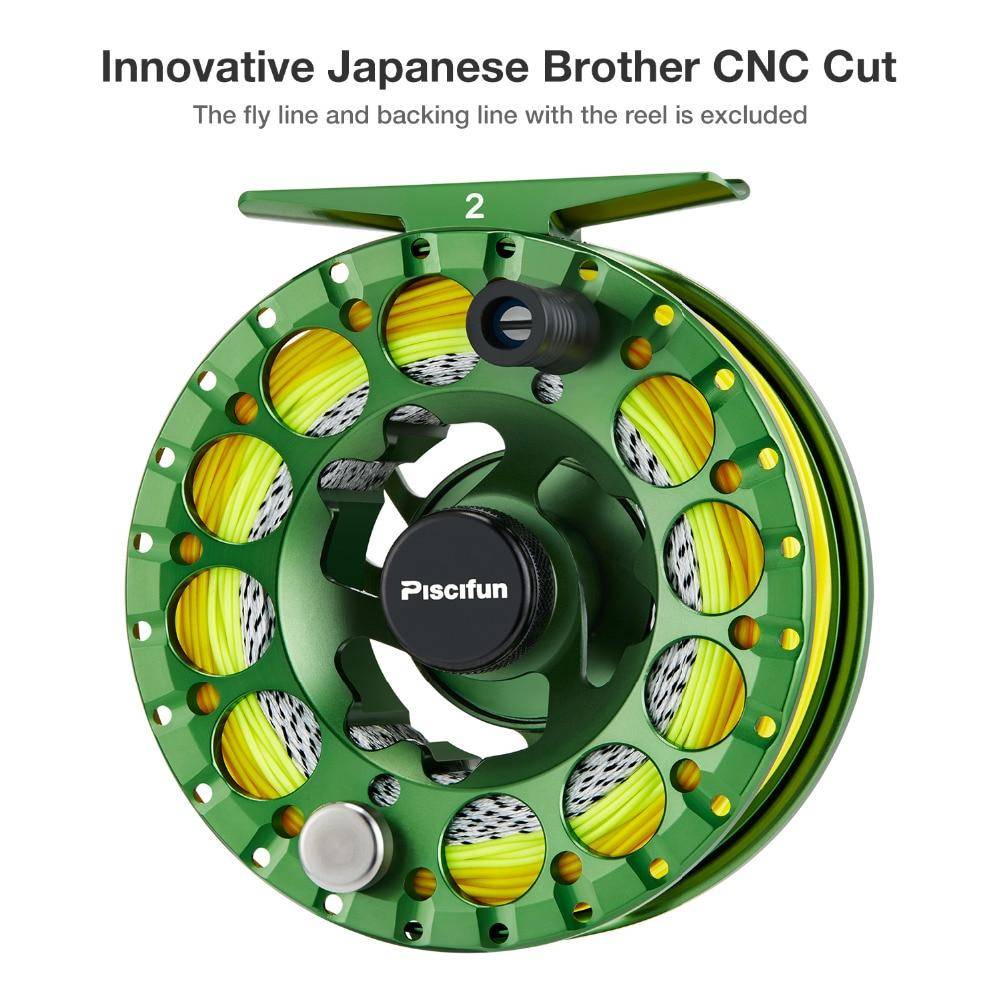 Piscifun Sword II Fly fishing Reel 3/4 5/6 7/8 All sealed Drag  CNC Machined  Aluminium Alloy  Right Left Hand  fly Fishing coil