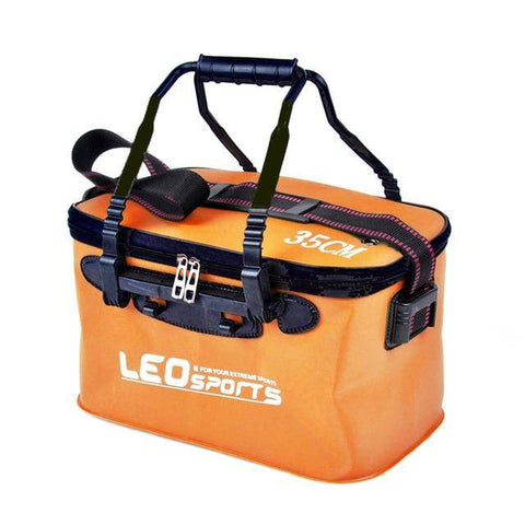 Image of Orange Bucket for Fishing