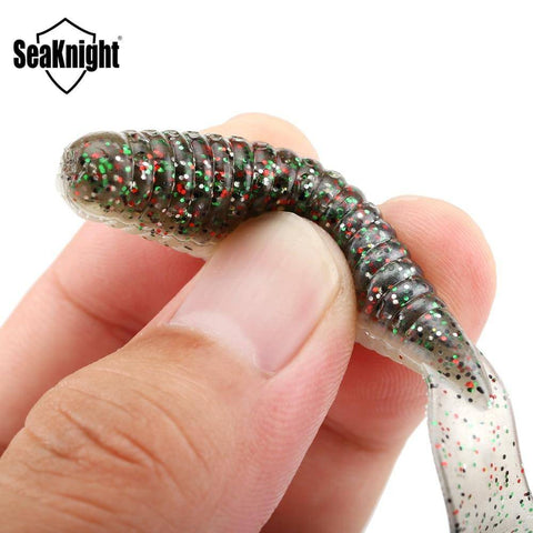 Image of SeaKnight Soft Lure SL008 3.6g 70mm 2.7in 6PCS Wobbler Fishing Lure Maggots Worm Lure Artificial Soft Bait Bass Lure for Fishing