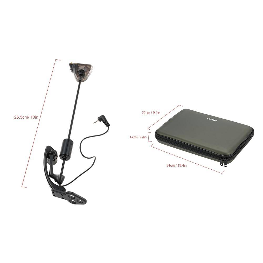 Lixada  LED Fishing Swingers Illuminated  Sensor for Carp Fishing 4 Part Set
