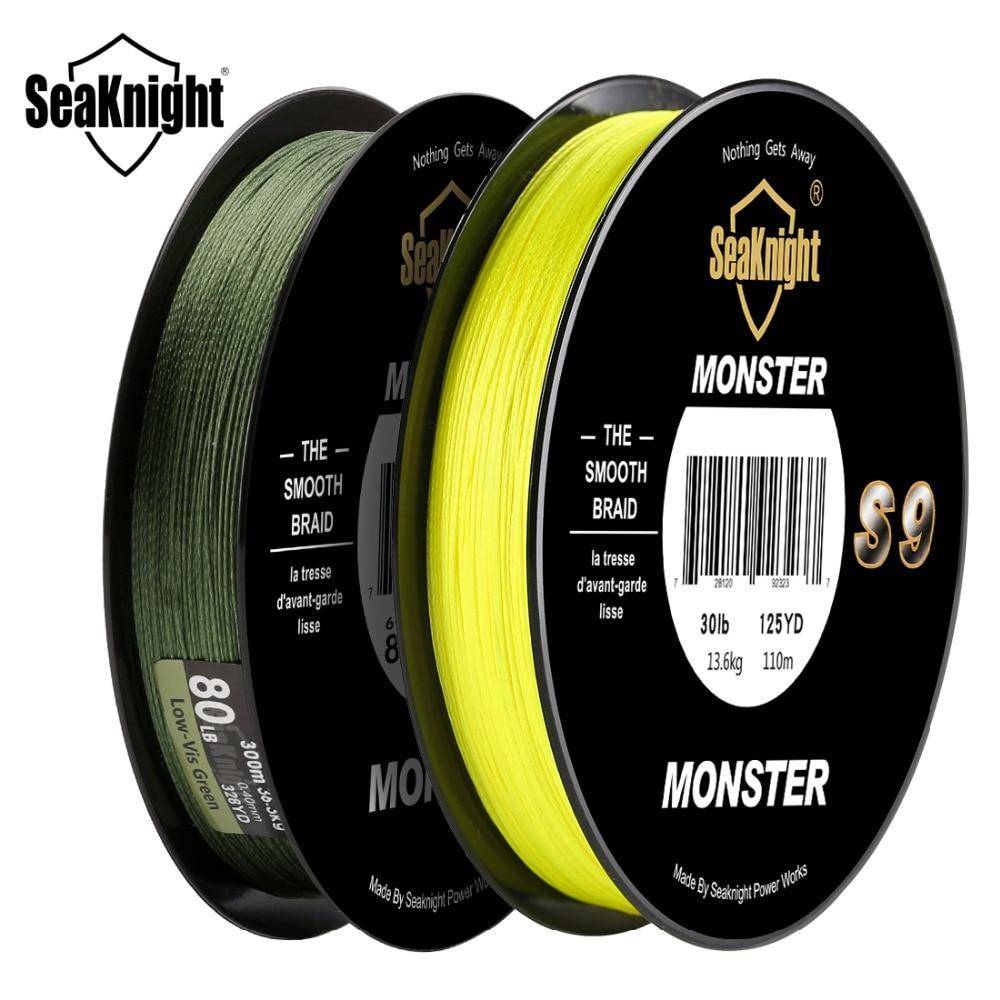SeaKnight Monster S9 328yd (300M) PE Fishing Line | Multifilament Carp Fishing Line | 20 - 100LB |
