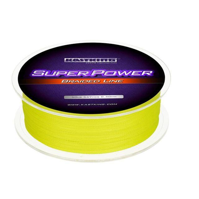 KastKing SuperPower  Braided Fishing Line Series  | 4 Strand 10-80LB |328yd-1093yd (300m-1000m)