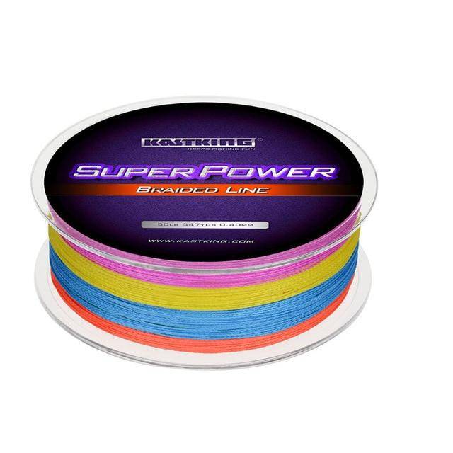 KastKing SuperPower  Braided Fishing Line Series  | 4 Strand 10-80LB |328yd-1093yd (300m-1000m)