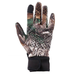 Camouflage Fishing Gloves Hunting Gloves Anti-Slip 2 Fingers Cut Outdoor Camping Cycling Half Finger Sport Gloves Camo