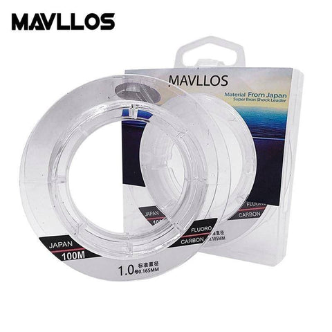 Image of Mavllos Japanese Carbon Fiber Line | 55 yd-110yd (50m-100m) | 100% Monofilament Carp Fishing Lines Leader