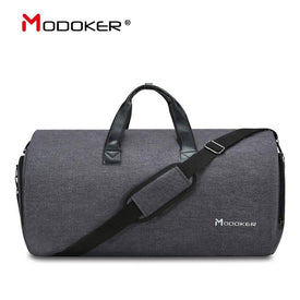Modoker New Travel Garment Bag Shoulder Strap Duffel Bag Business Fashion Carry on Hanging Clothing Multiple Pockets
