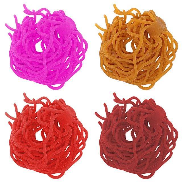 Soft Silicone Earthworms | 60 strands