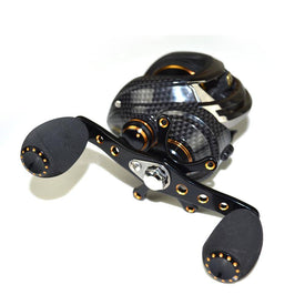 Fishidrops LB200 Baitcasting Reels | 7.0:1  Gear Ratio 17+1 BB  |Dual Brake Bait Casting Reel| Super Hydrographics transfer printing