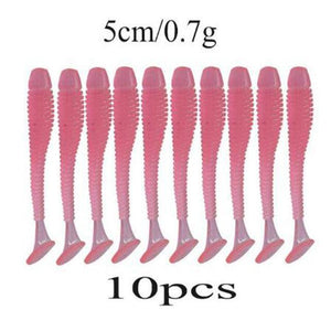 Soft Silicone Worms | 10pcs/lot