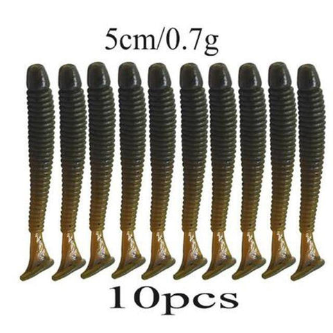 Image of Soft Silicone Worms | 10pcs/lot