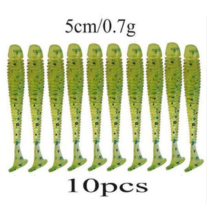 Soft Silicone Worms | 10pcs/lot