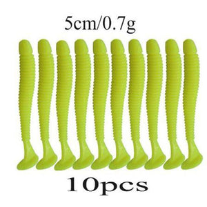 Soft Silicone Worms | 10pcs/lot