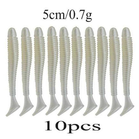 Image of Soft Silicone Worms | 10pcs/lot