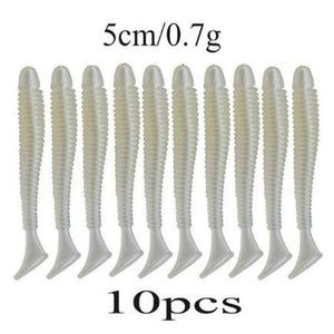 Soft Silicone Worms | 10pcs/lot