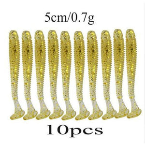 Soft Silicone Worms | 10pcs/lot