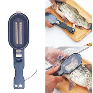 Fast Fish Skin Scraping Tool