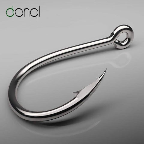 Image of DONQL Fishing Hooks Barbed | 50 Pieces