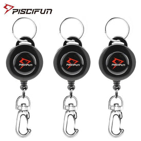3PCs Fly Fishing Tying Zinger Retractor